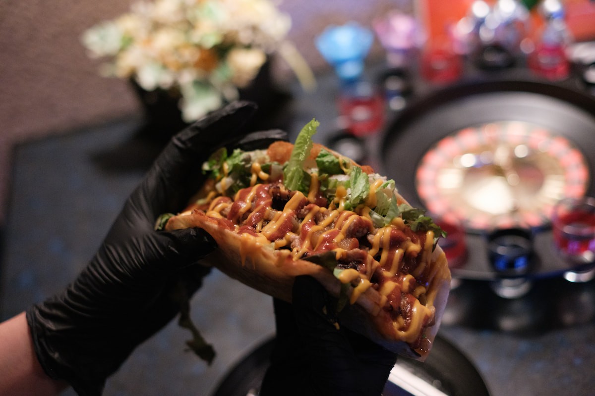 島根県松江市のタコスバー『TACOS BAR RED WOLFZ』のタコス