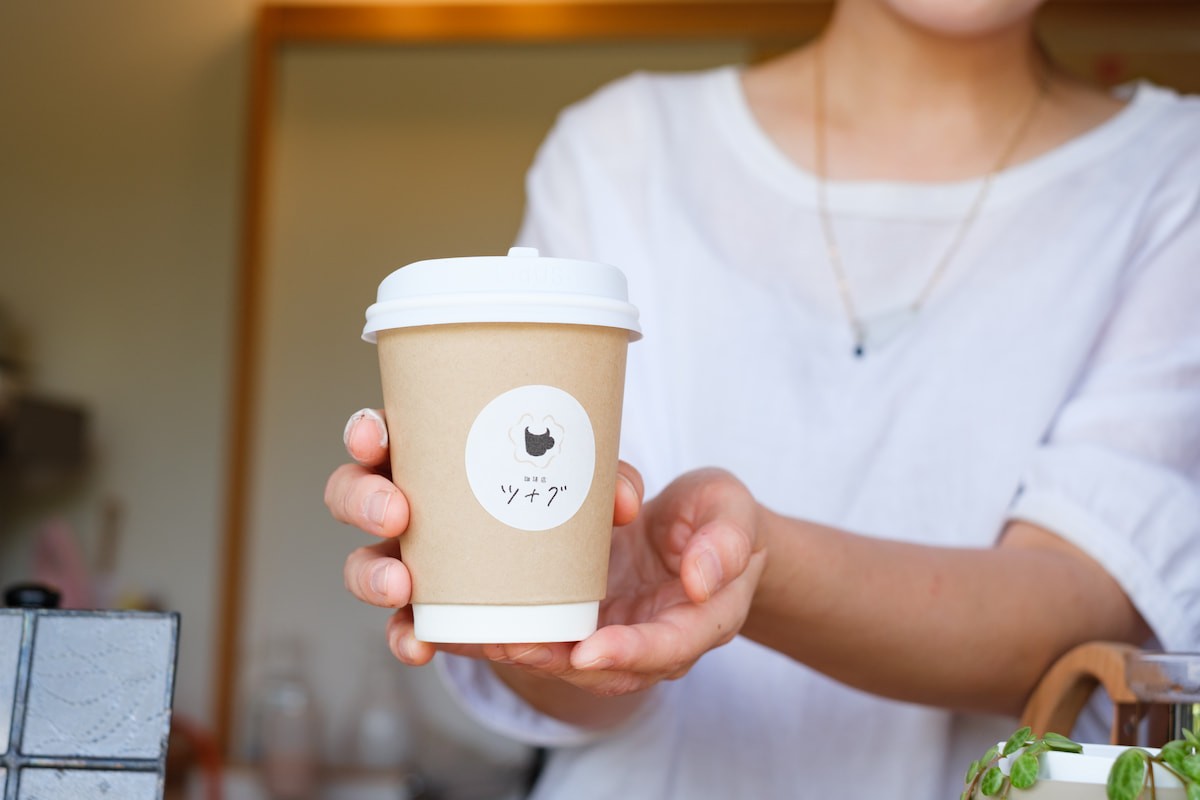 島根県安来市のテイクアウト専門店『珈琲店ツナグ』のコーヒー