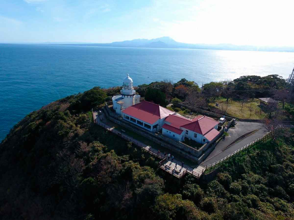 島根県松江市美保関町に立つ観光名所『美保関灯台』