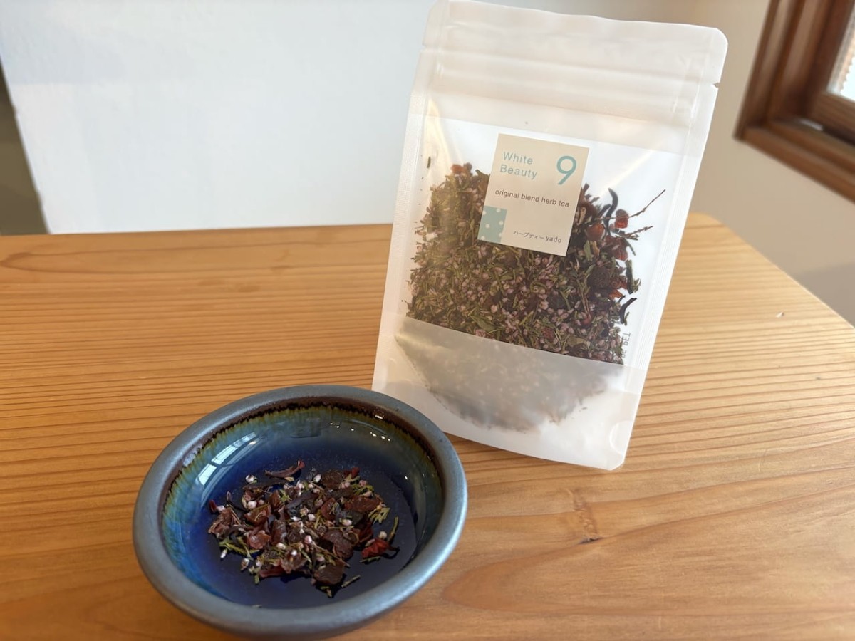 出雲市の『herb tea yado Izumo』の「9番 ホワイトビューティー」。