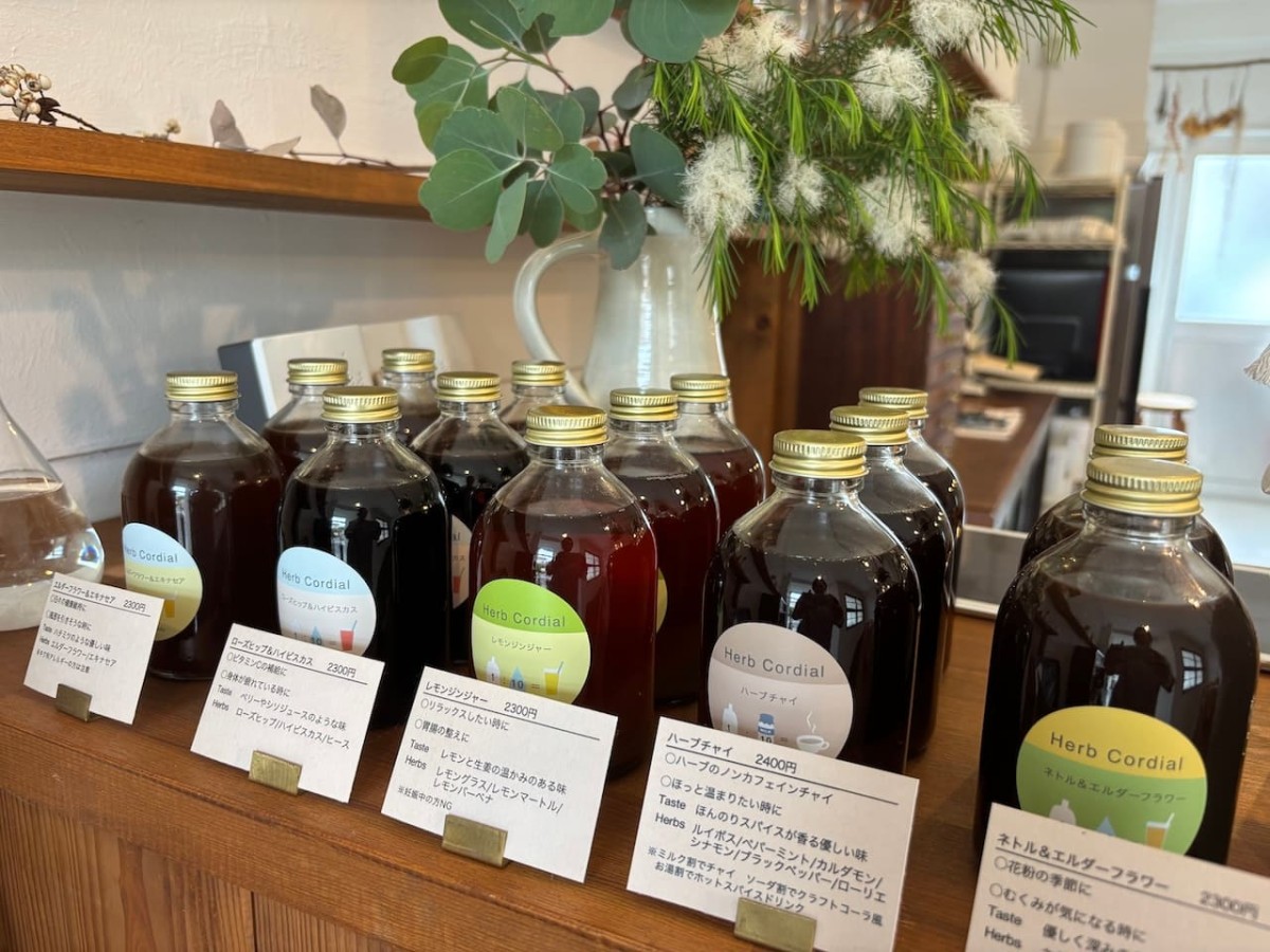 出雲市の『herb tea yado Izumo』のハーブコーディアル