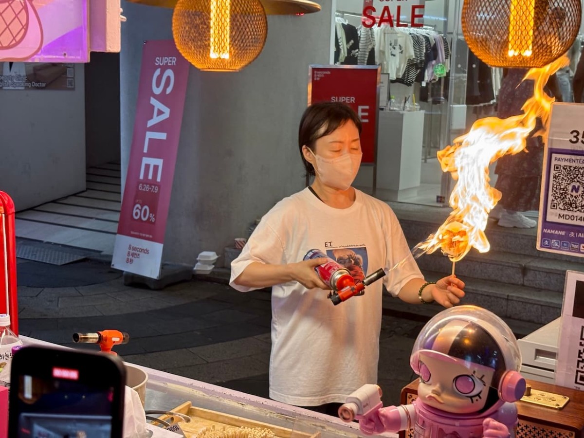 明洞にあるグルメ屋台