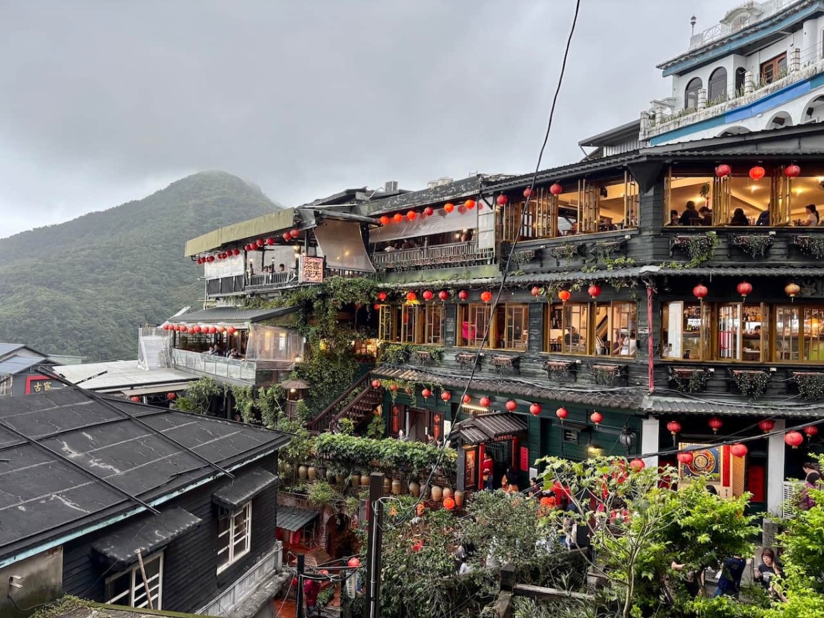 台湾の「九份」の建造物。