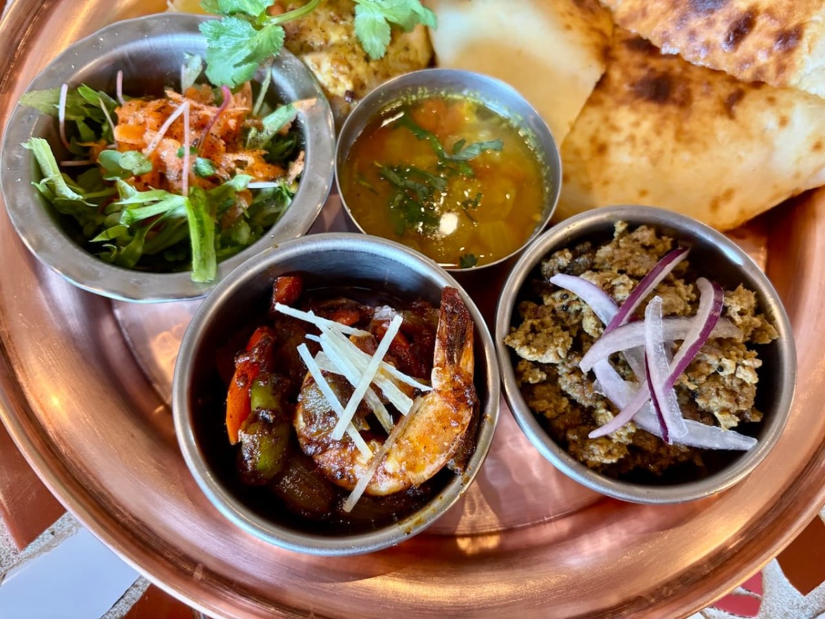 松江市の『SPICE』のカレーセット。