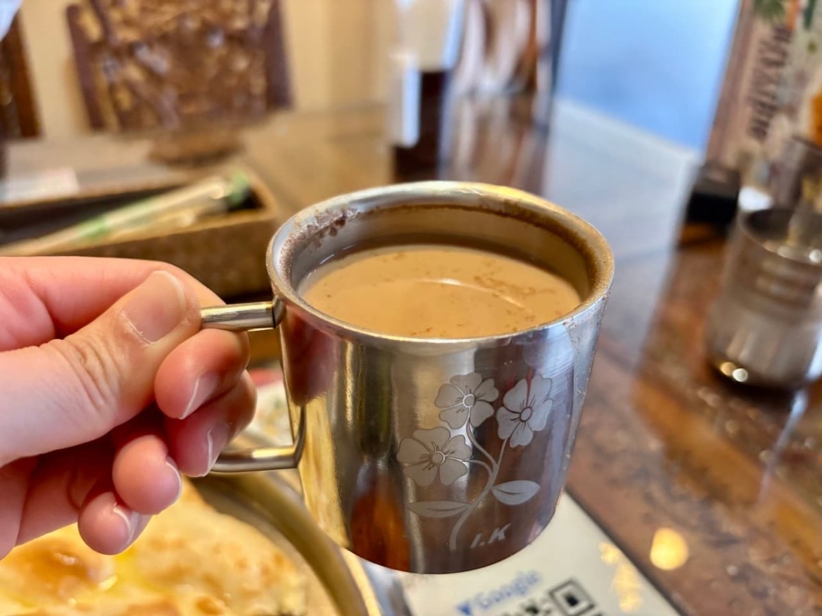 松江市の『ナマステ・ガネーシャ』のチャイ。