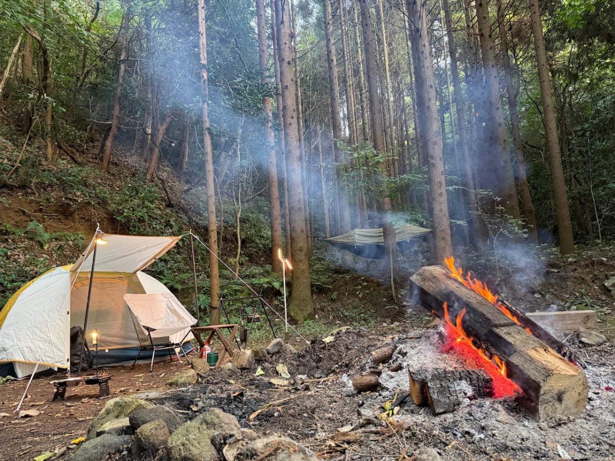 島根県大田市にある「弥栄キャンプ場」
