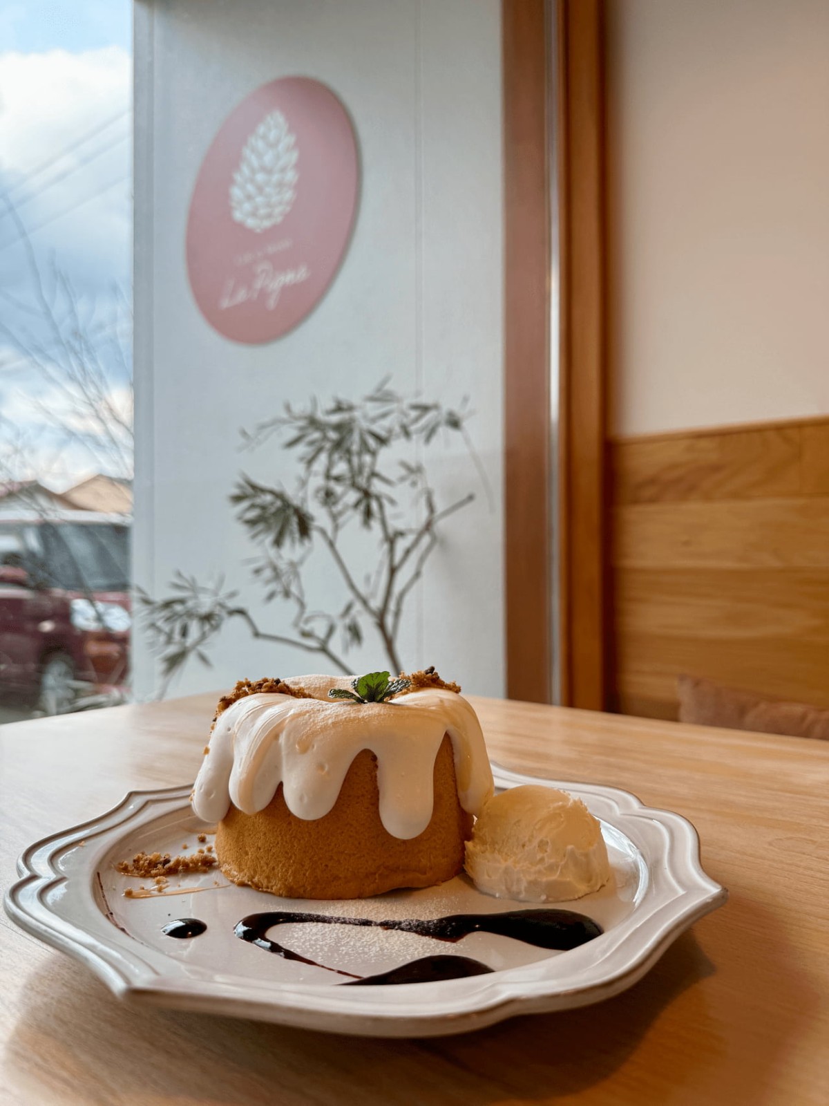 島根県大田市仁摩町にあるカフェ「ラピーニャ」のスイーツ