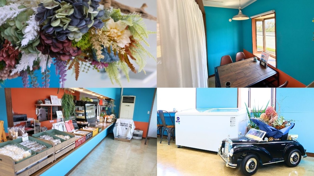 島根県浜田市にあるチーズケーキ専門店『cheese Lab』の店内