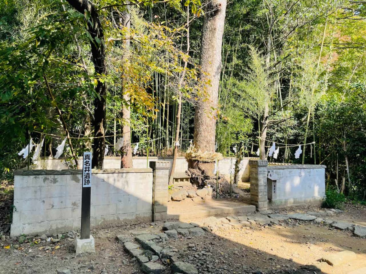 島根県出雲市にある命主社の裏にある真名井遺跡