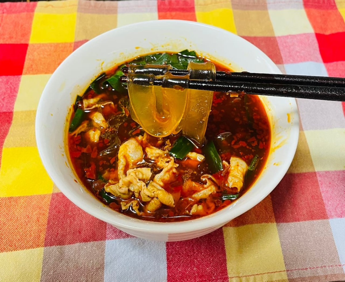 鳥取県米子市にあるアジア食材専門店（モンゴルショップ中華物産）で購入したマーラータンを自宅で作ってみた