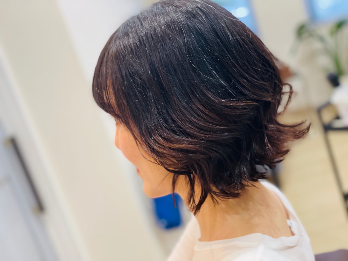 西伯郡南部町にある『hair salon Maru。』