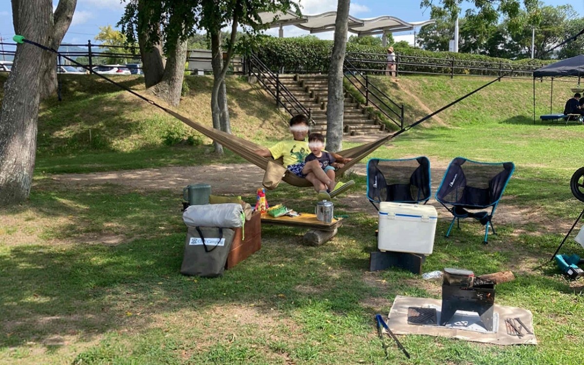 島根県松江市岡本町にある『道の駅 秋鹿なぎさ公園』広場