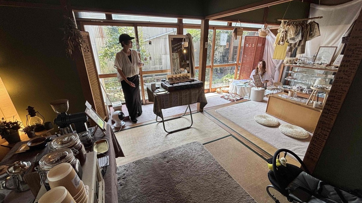 島根県出雲市今市町のマルシェ『en open day』の様子