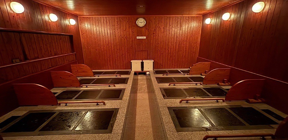 島根県出雲市の『ホテルリッチガーデン』の岩盤浴室