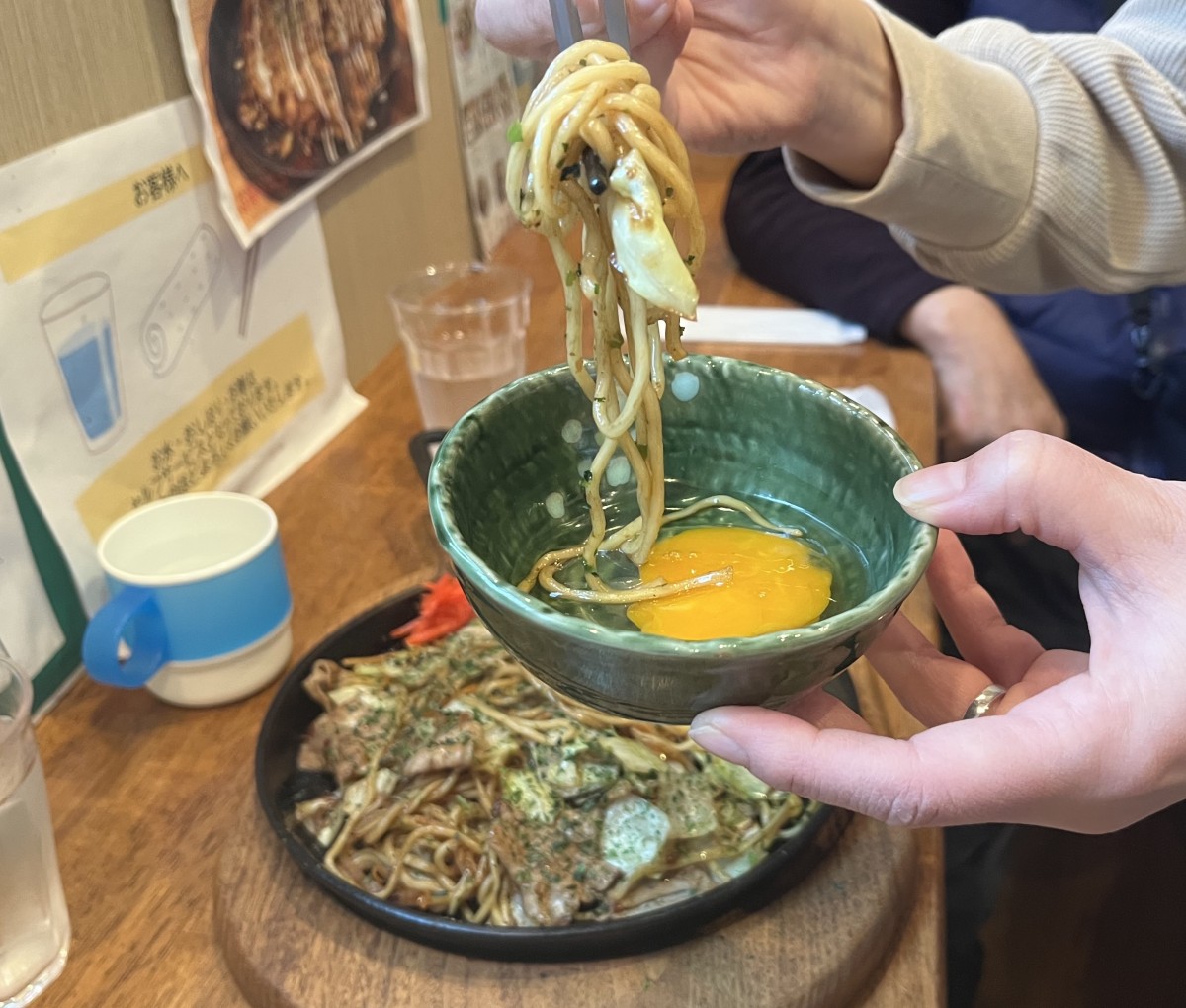 島根県出雲市平田町にある『鉄板焼きぶね』の焼きそば