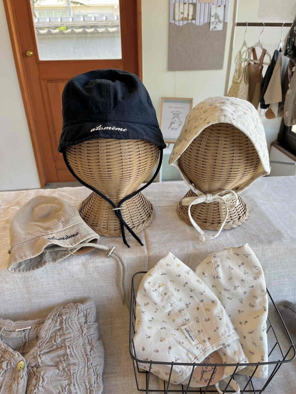 米子市淀江町にある『baby apparel Bitty（ベイビーアパレルビティー）』で販売されている帽子