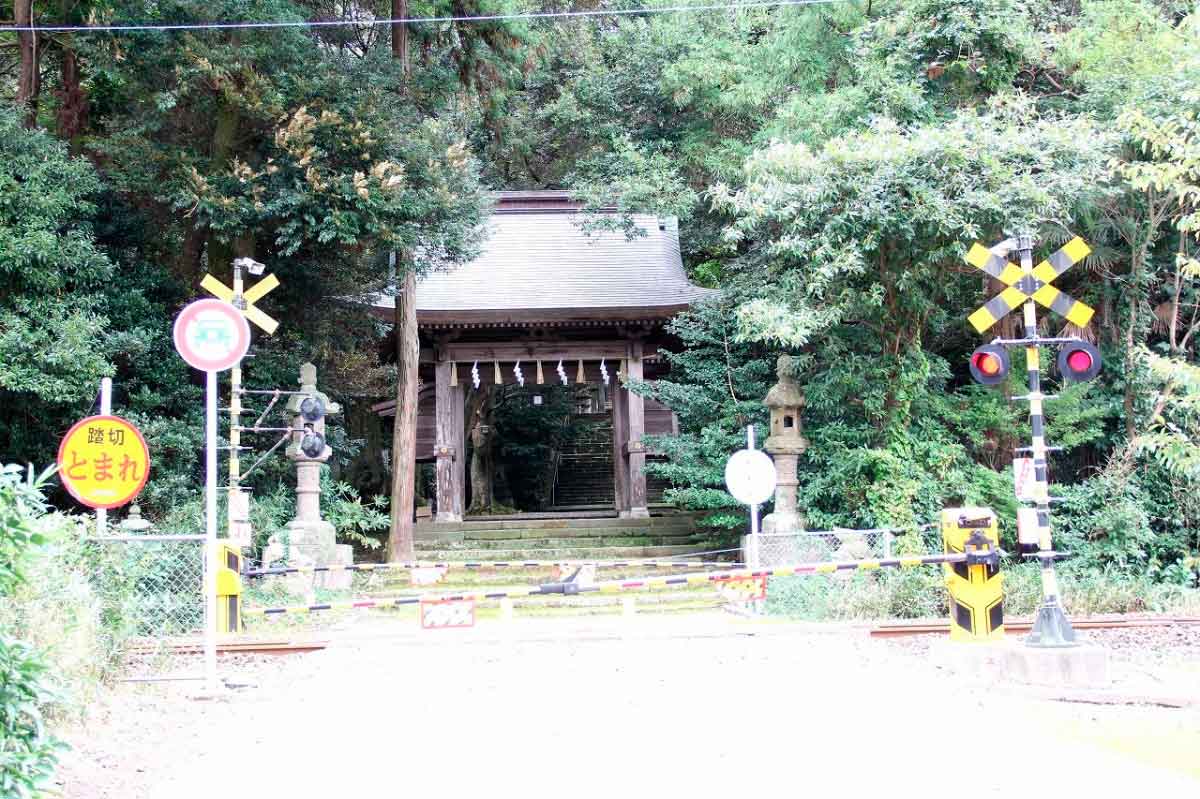 鳥取県米子市にある『日吉神社』の様子