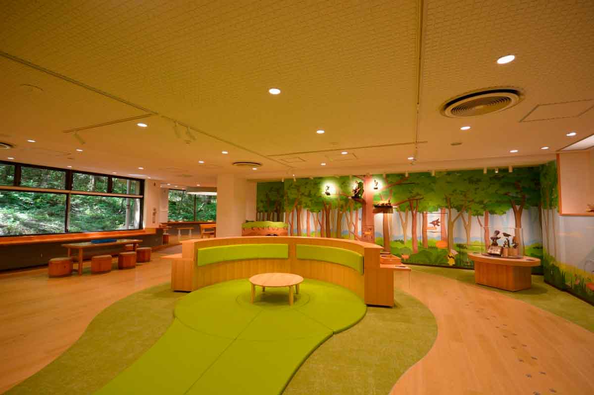 島根県大田市にあるレジャー施設『三瓶自然館サヒメル』の展示室