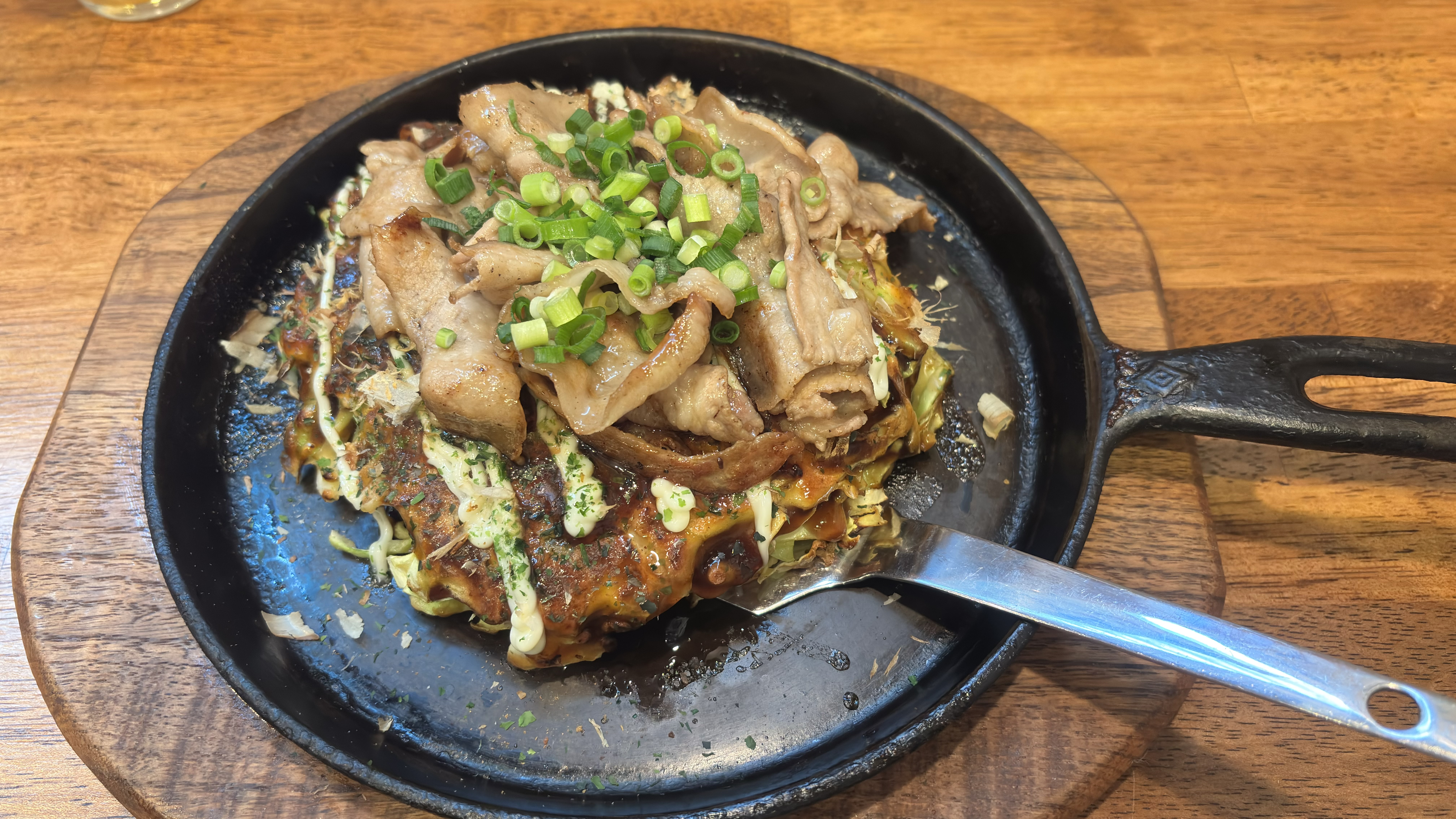 鉄板焼き　６ミリ鉄板　お好み焼きそば　学園文化祭　３辺フチ付　グリラー　キャンプ お好み焼・鉄板焼 六三 稲沢店：お昼の焼きそばセット「ミックスそば